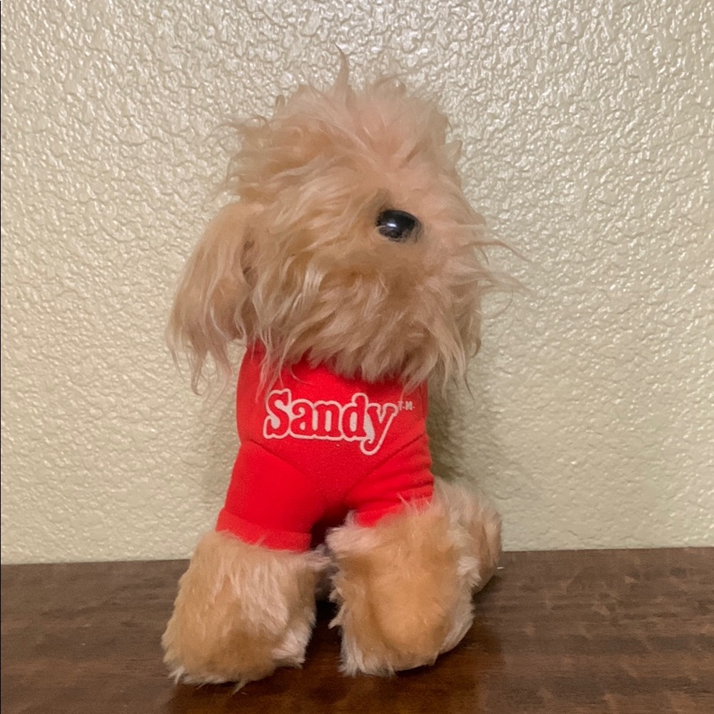 VTG Knickerbocker Sandy Dog From Annie Movie Characters Plush